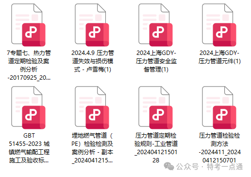【课件】压力管道检验员(GDY)培训课件免费送--新增24年上海培训课件