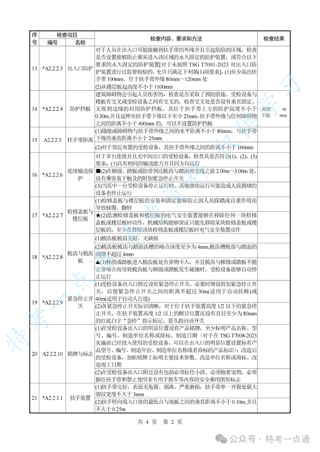 【新检规】电梯定期自检报告-自动扶梯与自动人行道（附下载）