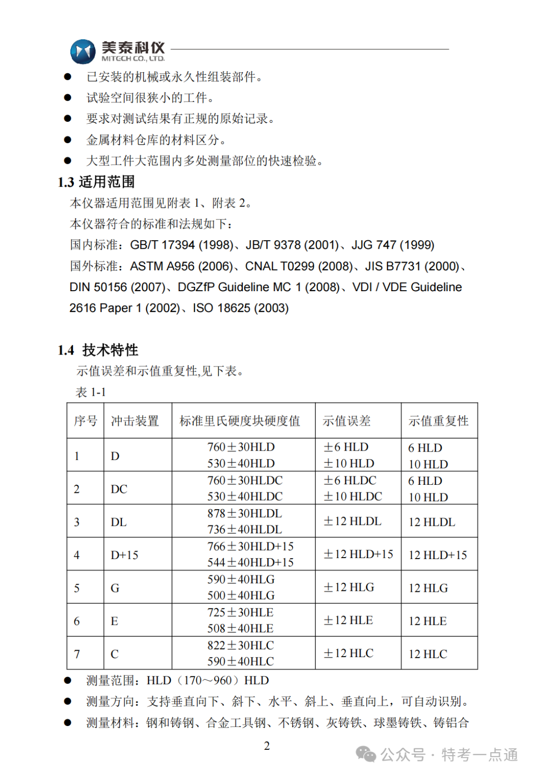 【容器员课件】MH600里氏硬度计使用说明书