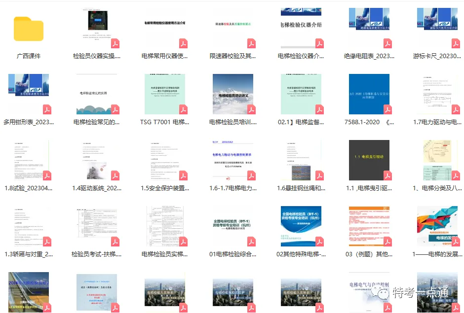 【课件】电梯检验员(DTY)培训课件免费送