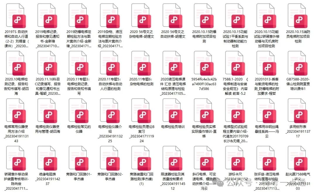 【课件】电梯检验员(DTY)培训课件免费送