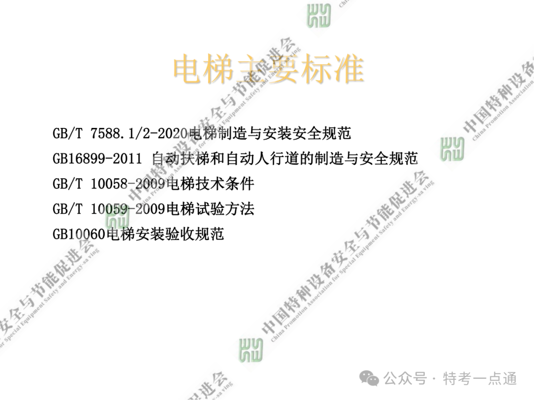 【电梯员课件】电梯基础与标准